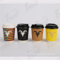 custom disposable double wall paper cup